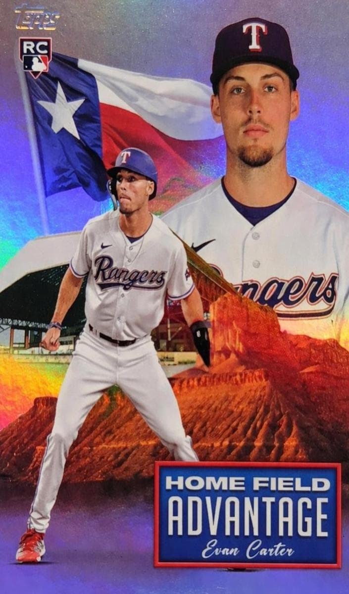 Evan Carter 2024 topps Topps Chrome Update