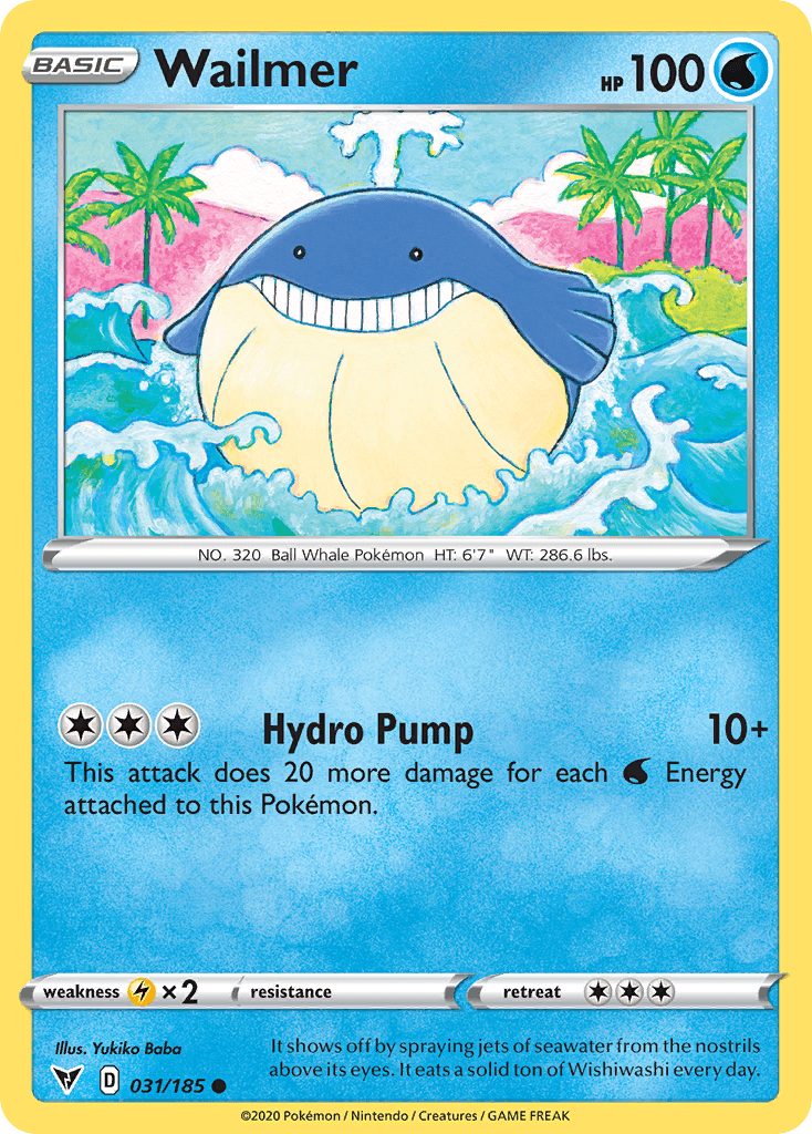 Wailmer 2022 Pokemon