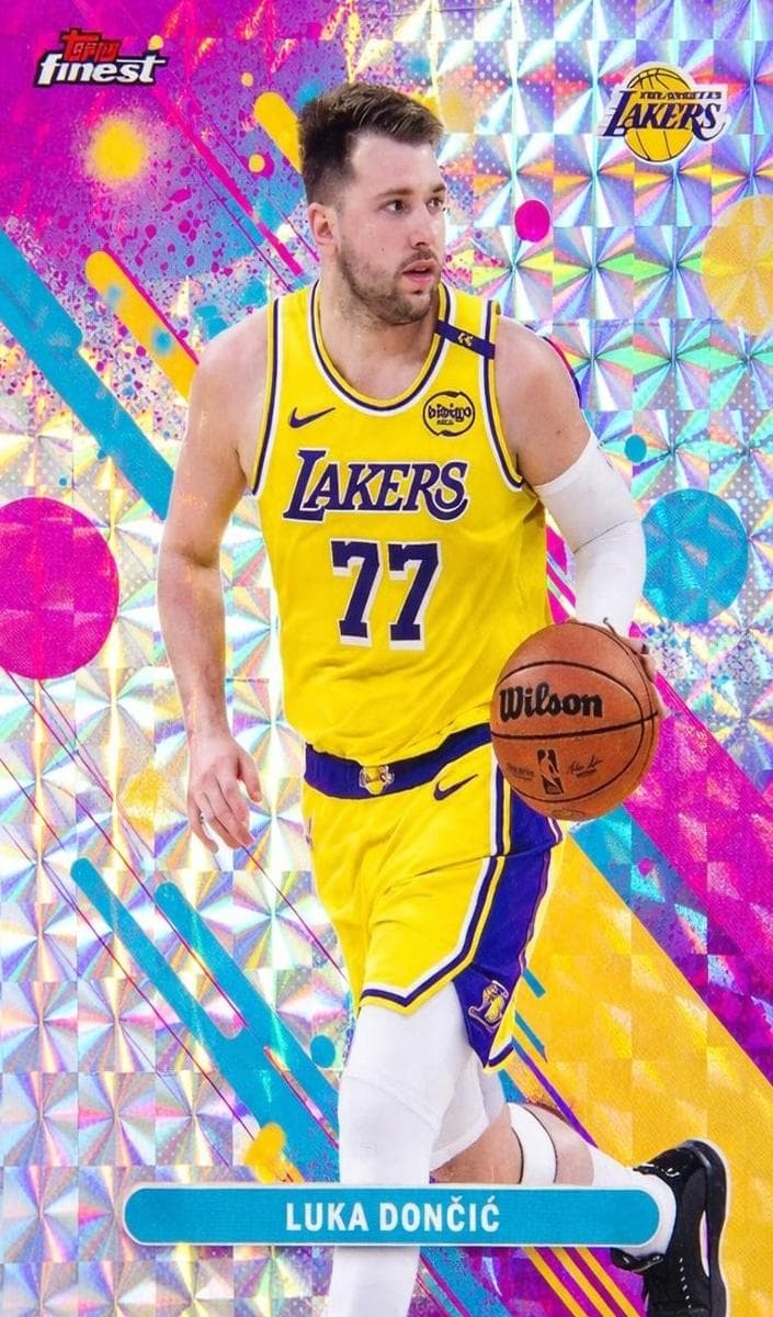 Luka Doncic 2025 topps Topps Finest