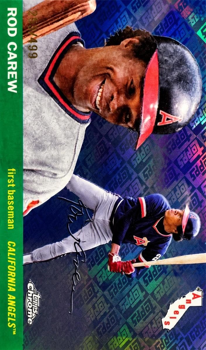 Rod Carew 2025 topps Topps Chrome Platinum