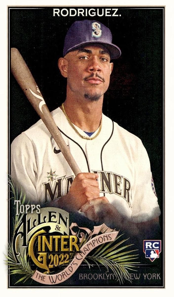 Julio Rodriguez 2022 topps Topps Allen & Ginter X