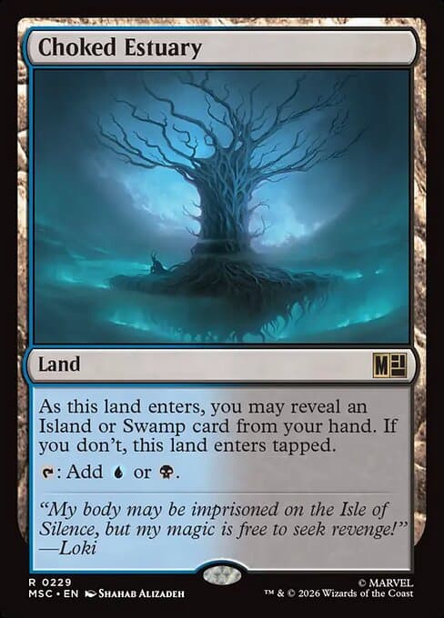 Choked Estuary 2022 Magic: The Gathering New Capenna Commander