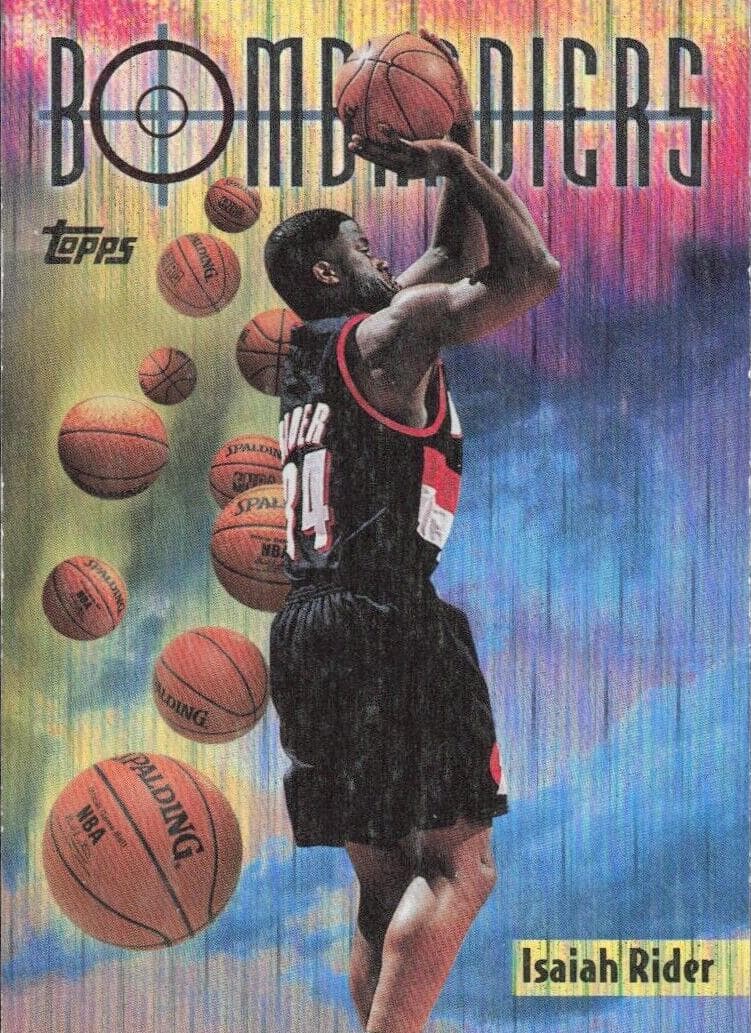 Isaiah Rider 1998 topps Topps Chrome