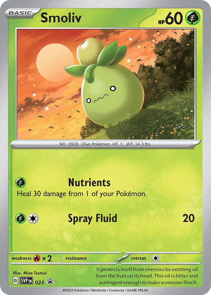 Smoliv 2023 Pokemon