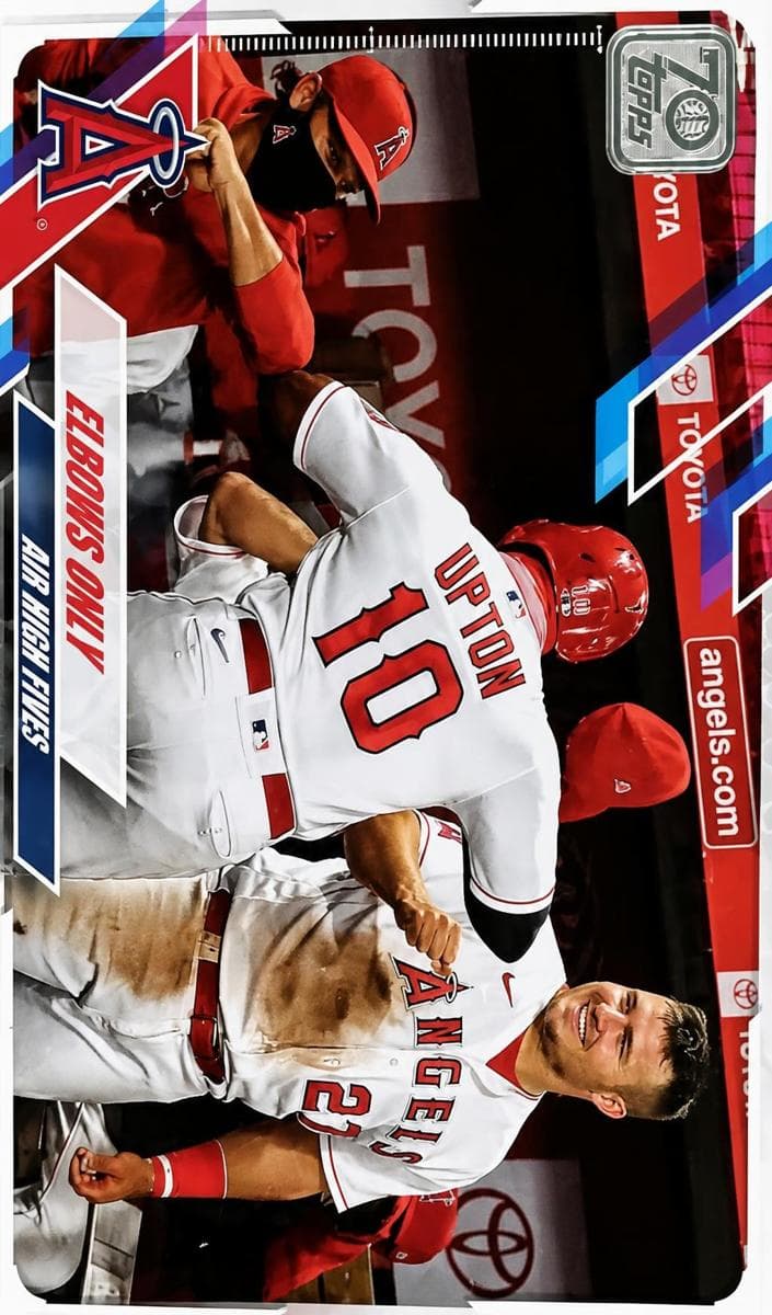 Elbows Only (Justin Upton / Mike Trout) 2021 topps Topps
