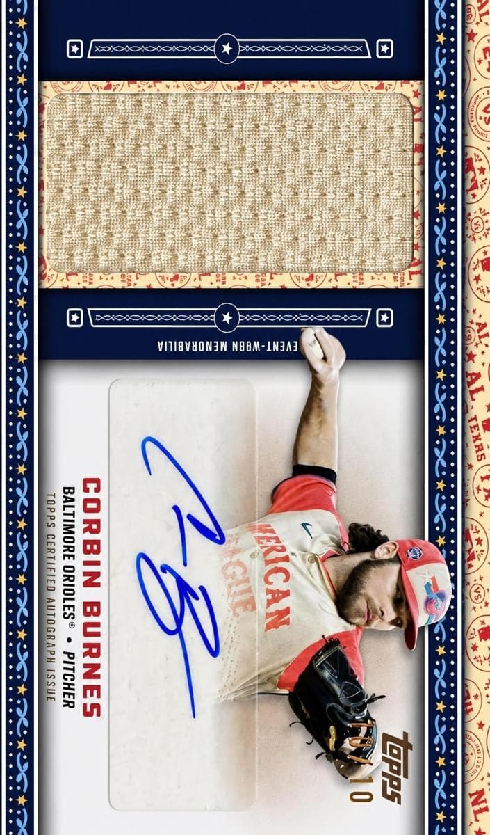 Corbin Burnes 2024 topps Topps Update