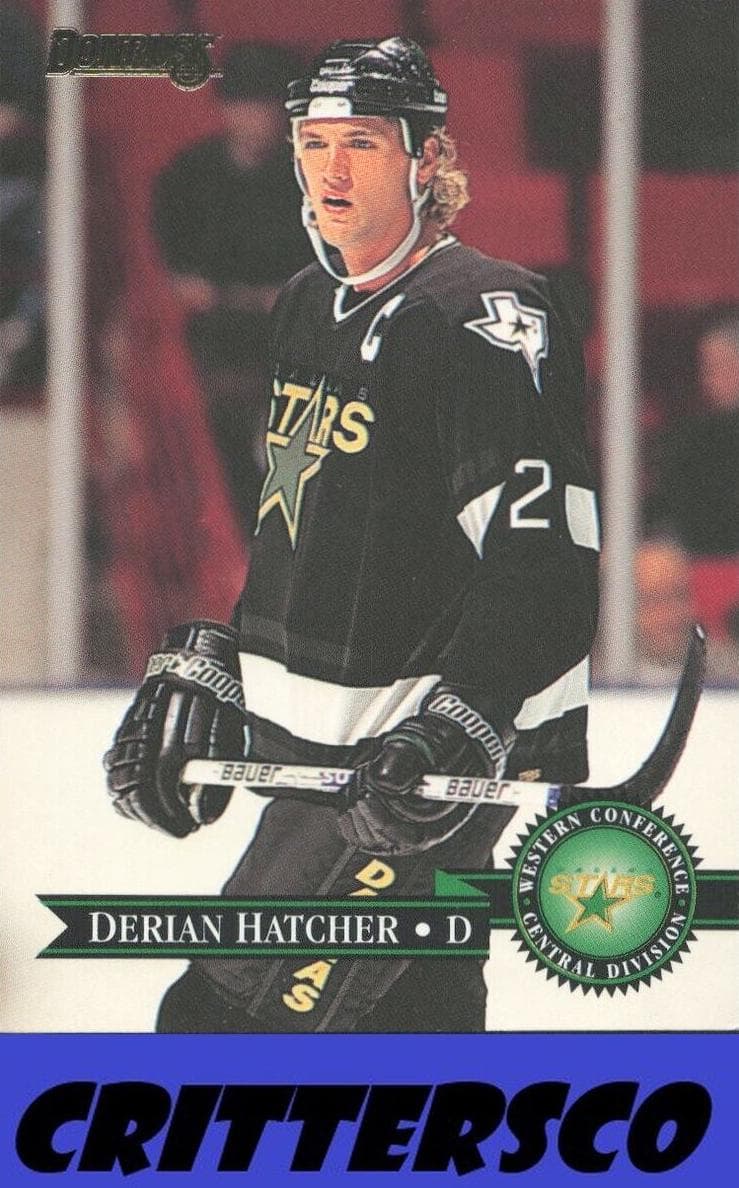 Derian Hatcher 1995 panini Donruss