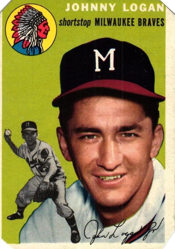 Johnny Logan 1954 topps