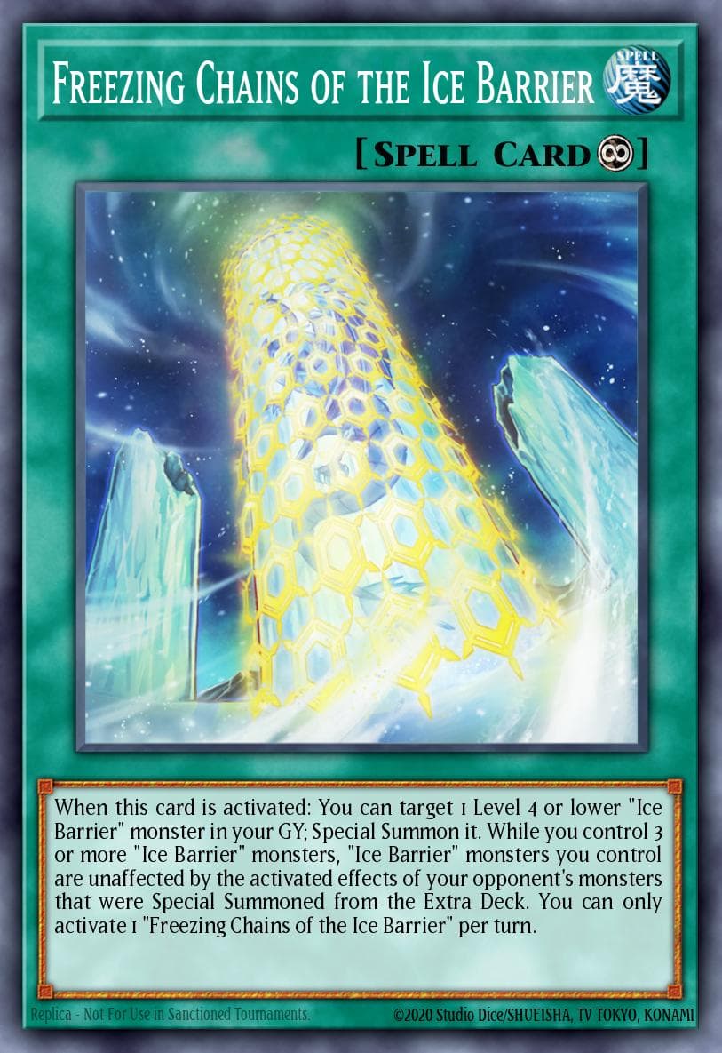 Freezing Chains of the Ice Barrier #SDFC-EN028