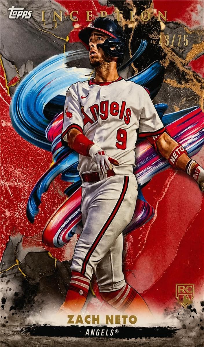 Zach Neto trading card