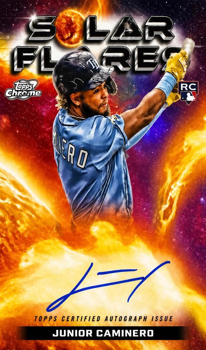 Junior Caminero 2024 topps Topps Cosmic Chrome