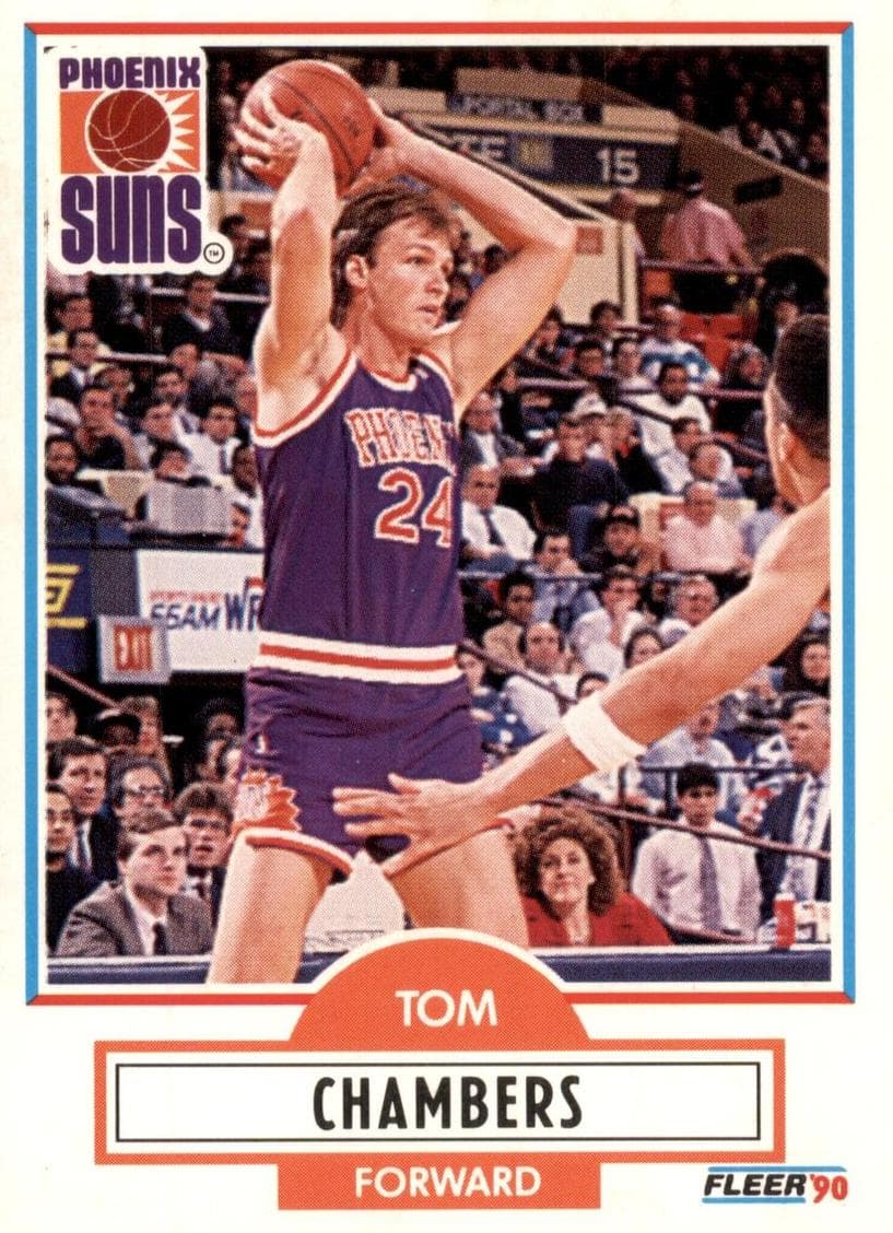 Tom Chambers 1990 fleer Fleer