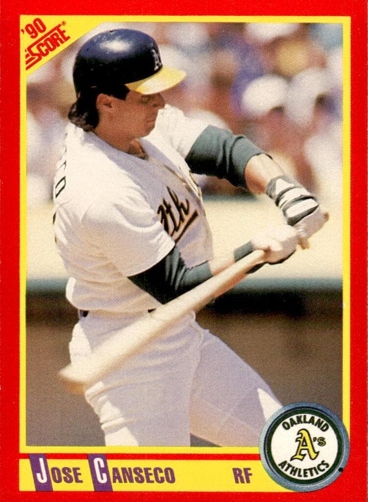Jose Canseco 1990 panini Score