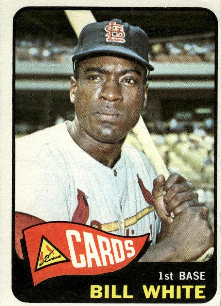 Bill White 1965 topps Topps