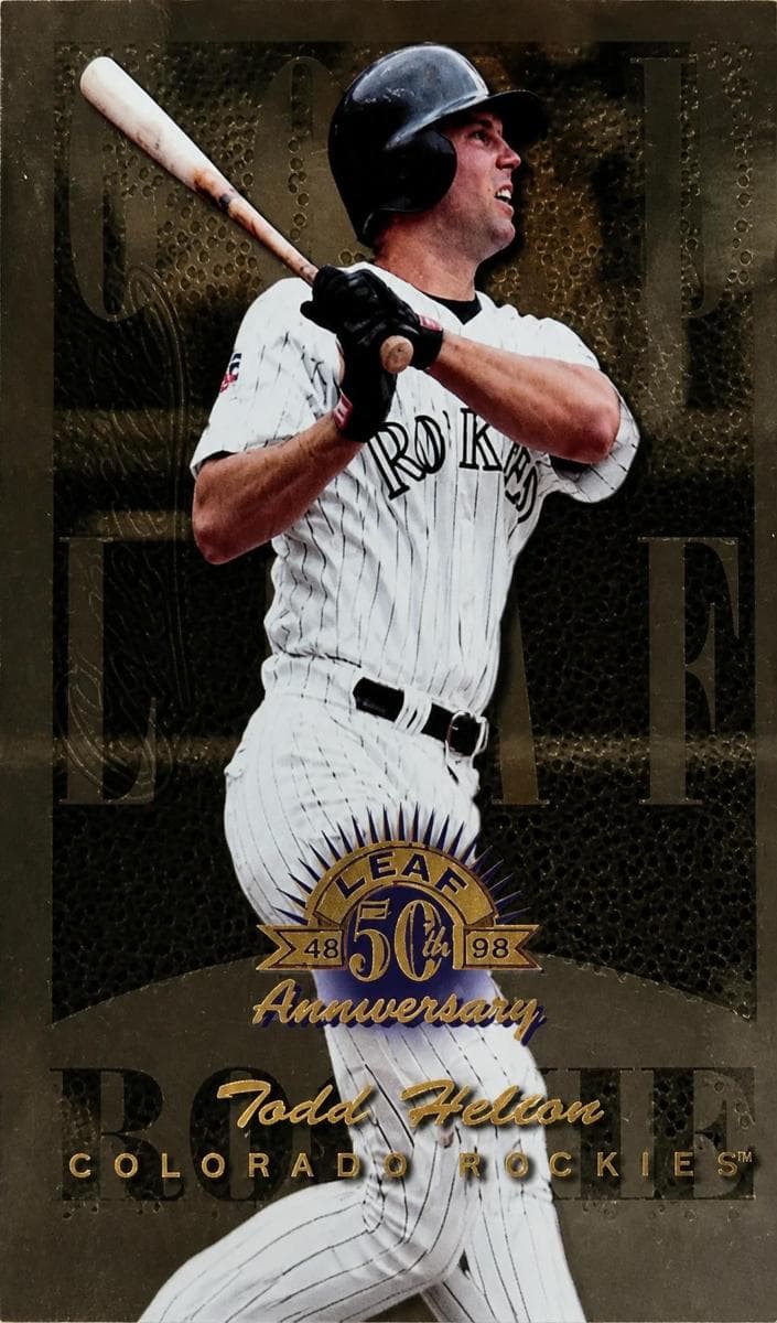 Todd Helton 1998 panini Donruss Collections