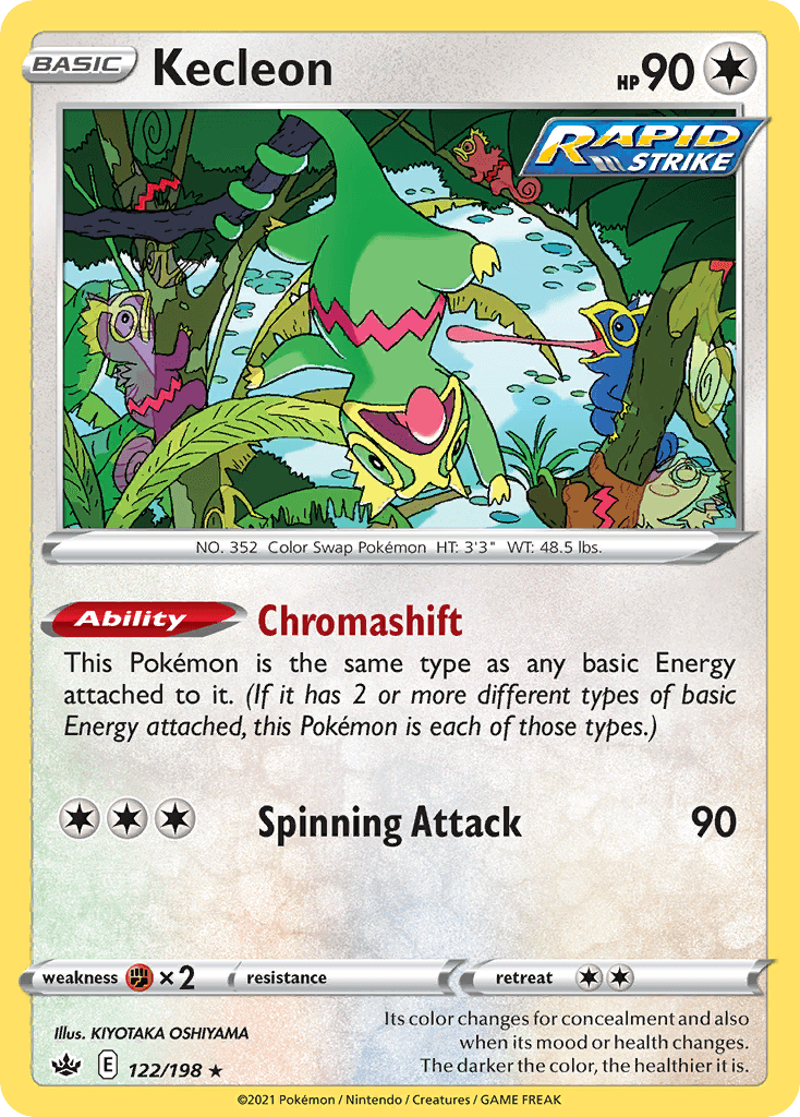 Kecleon 2021 Pokemon Chilling Reign