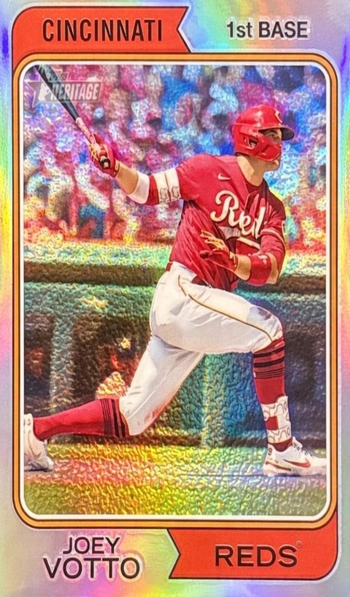 Joey Votto 2023 topps Topps Heritage