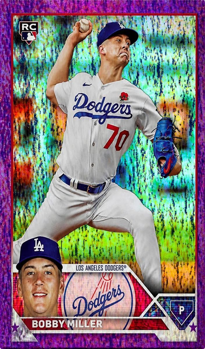 Bobby Miller 2023 topps Topps Update