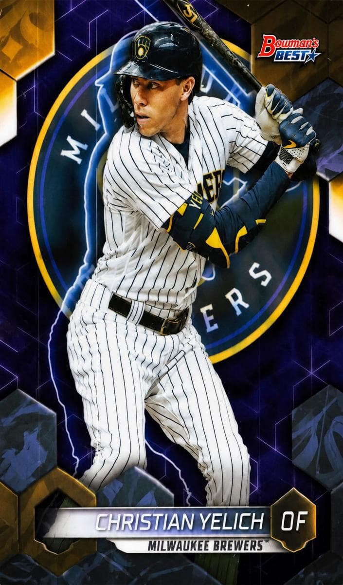 Christian Yelich 2023 bowman Bowman's Best
