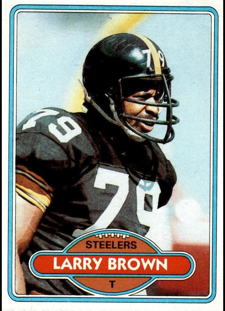 Larry Brown 1980 topps Topps
