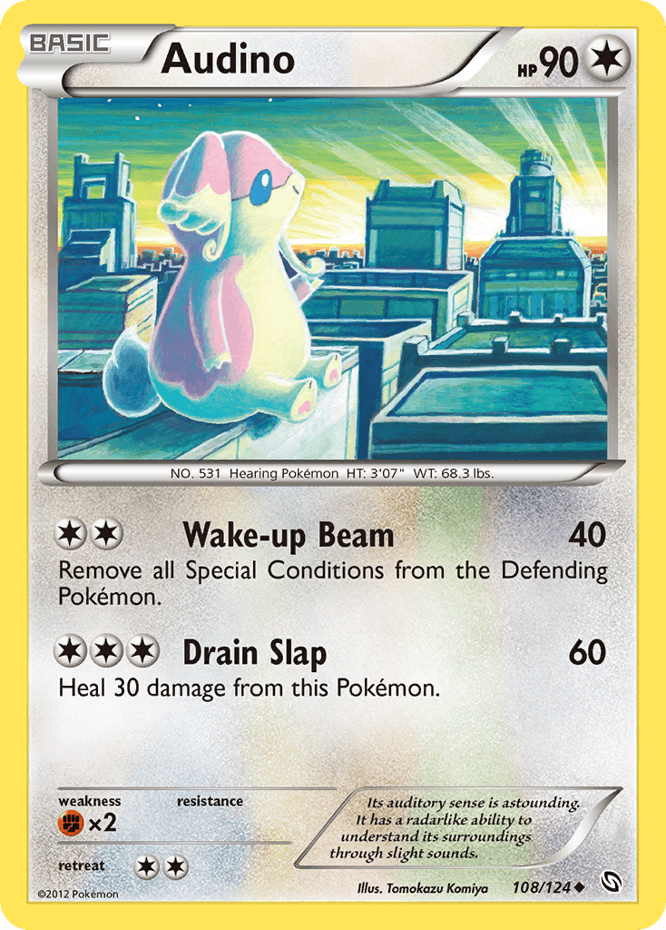 Audino 2012 Pokemon Dragons Exalted