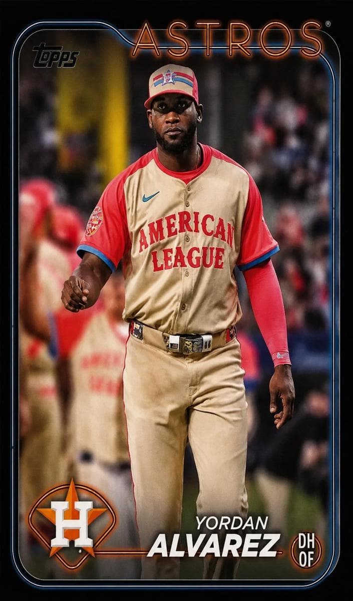 Yordan Alvarez 2024 topps Topps Update