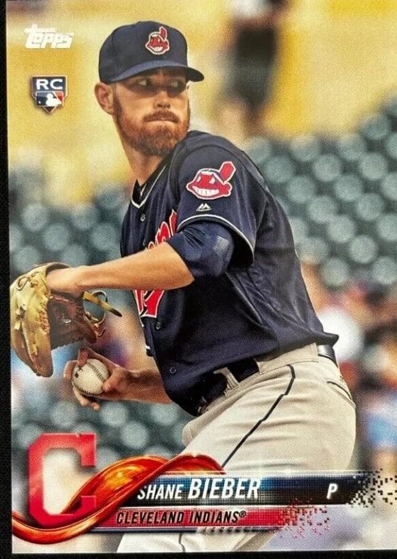 Shane Bieber trading card
