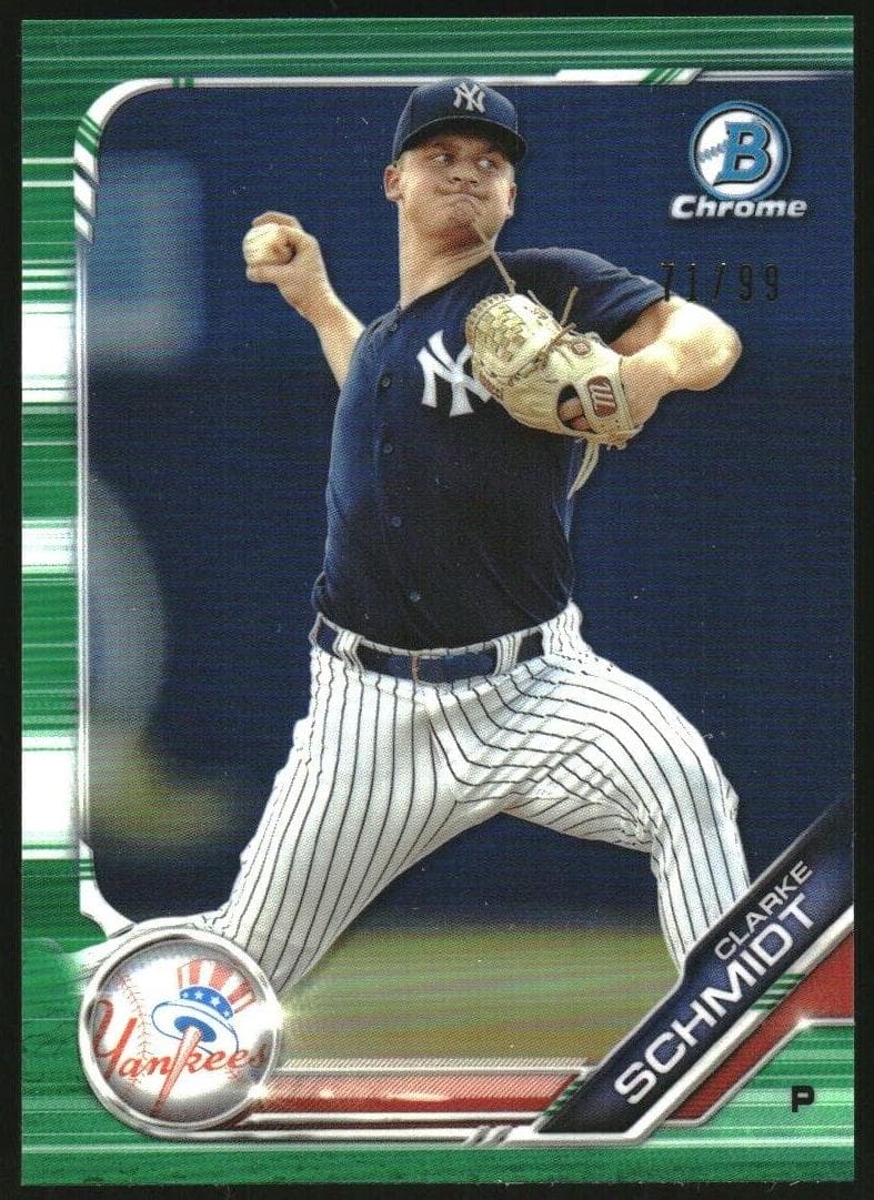 Clarke Schmidt 2019 bowman Bowman Draft Sapphire Edition