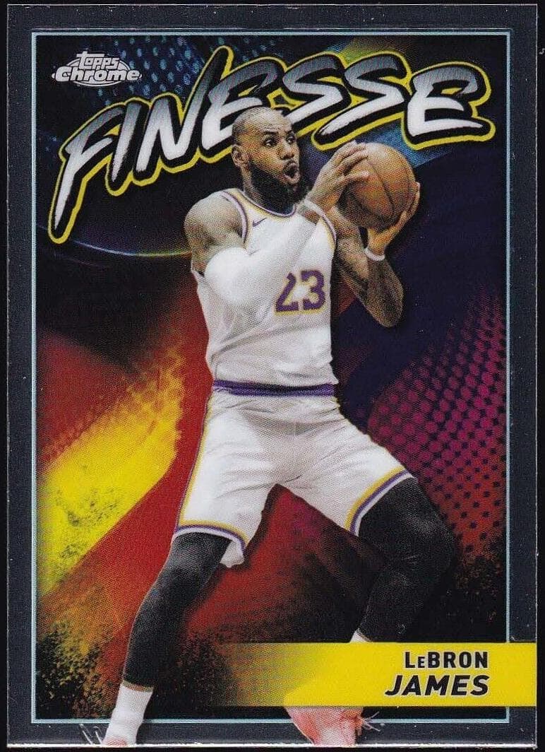 LeBron James 2023 topps Topps Chrome