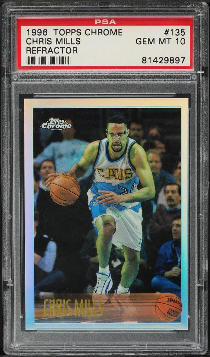 Chris Mills 1996 topps Chrome