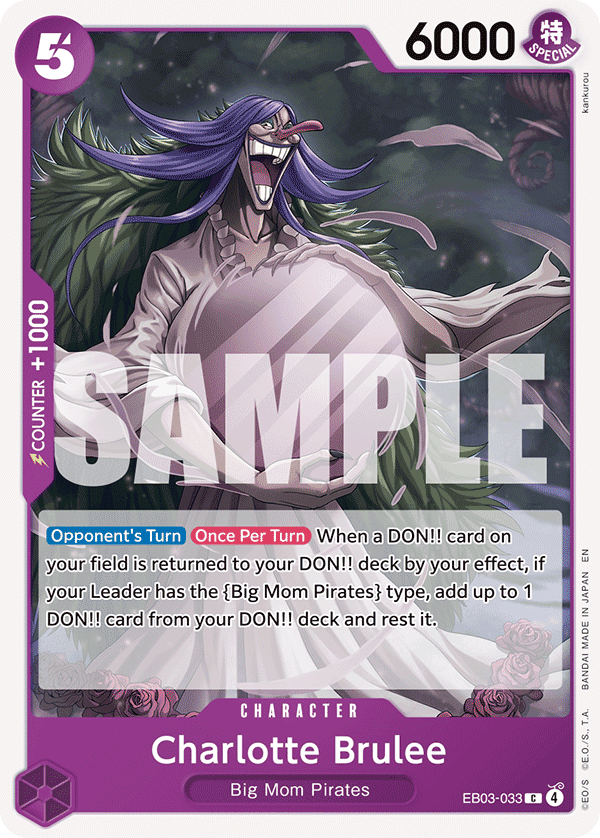 Charlotte Brulee 2026 One Piece Extra Booster Heroines Edition