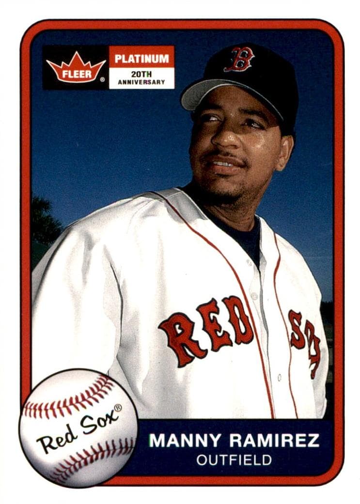 Manny Ramirez 2001 fleer Fleer Platinum
