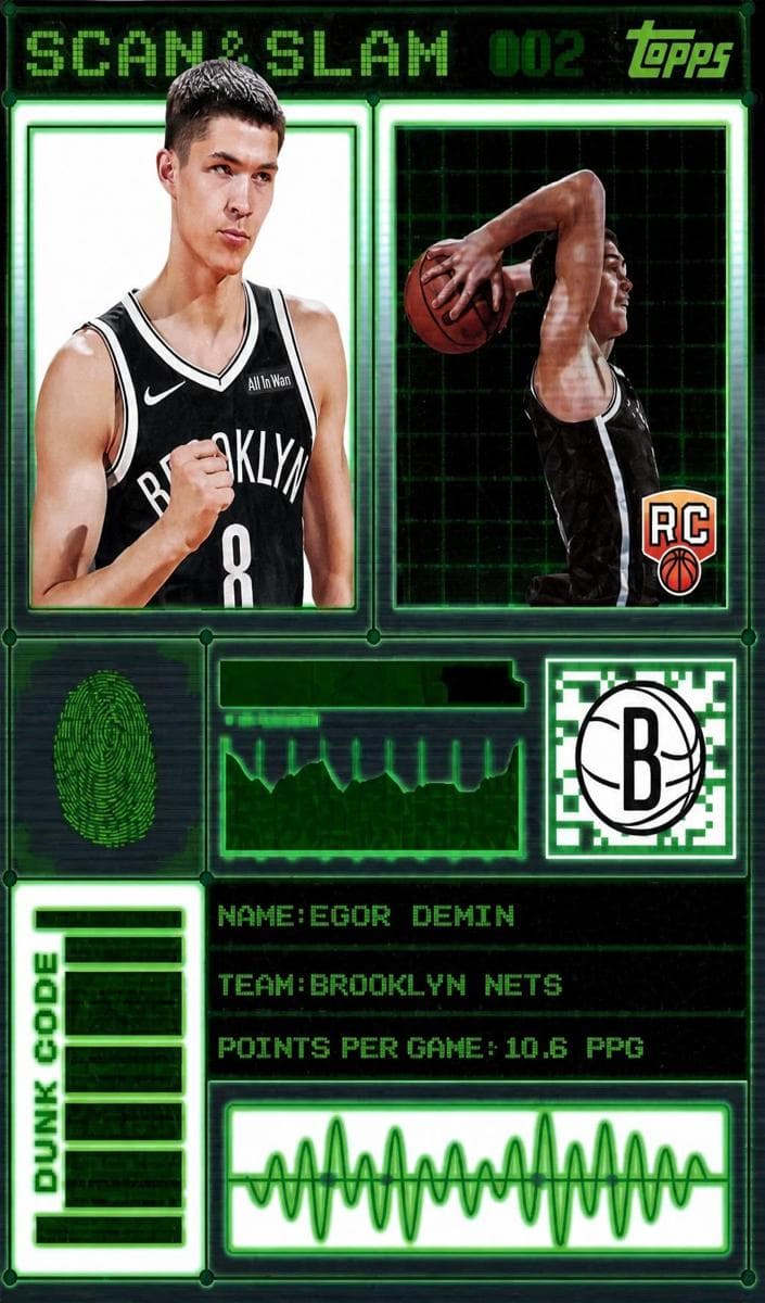 Egor Dёmin 2025 topps Topps