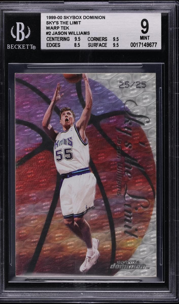 Jason Williams 1999 skybox Dominion