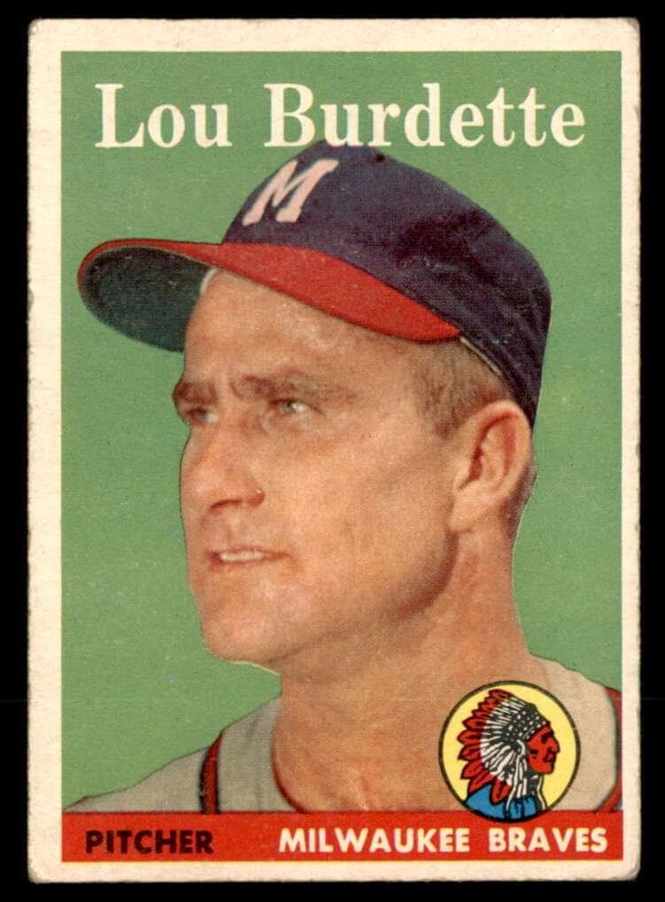 Lew Burdette 1958 topps Topps