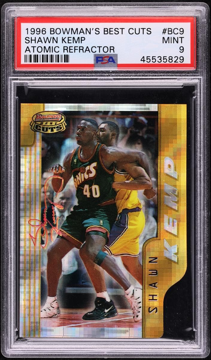 Shawn Kemp 1996 unknown Bowman's Best