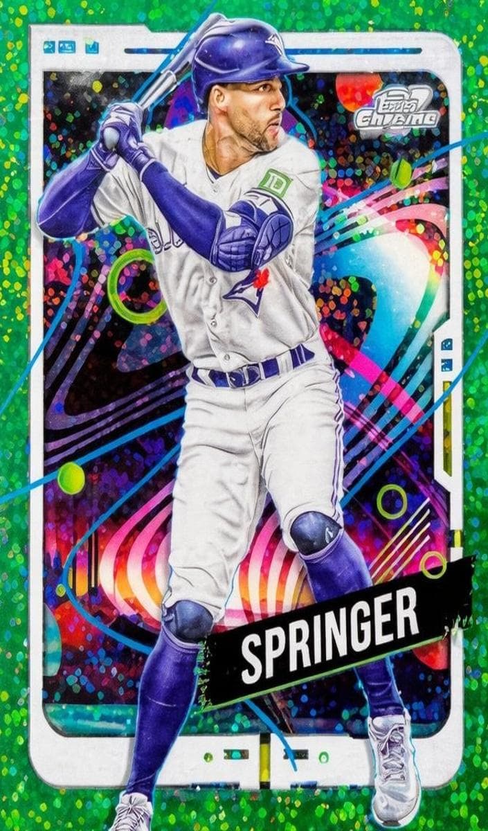 George Springer 2024 topps Topps Cosmic Chrome