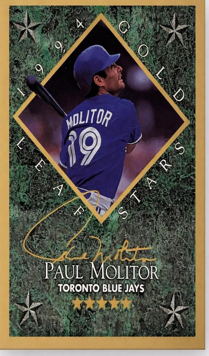 Paul Molitor 1994 leaf