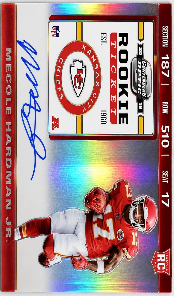 Mecole Hardman Jr 2019 panini