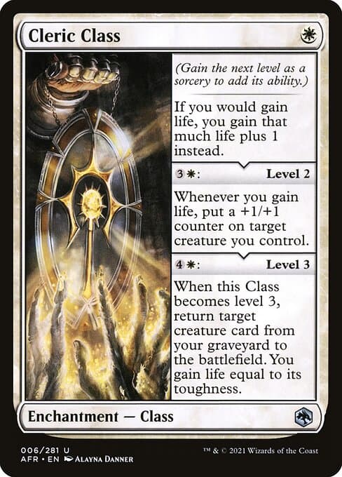 Cleric Class 2021 Magic: The Gathering Adventures in the Forgotten Realms