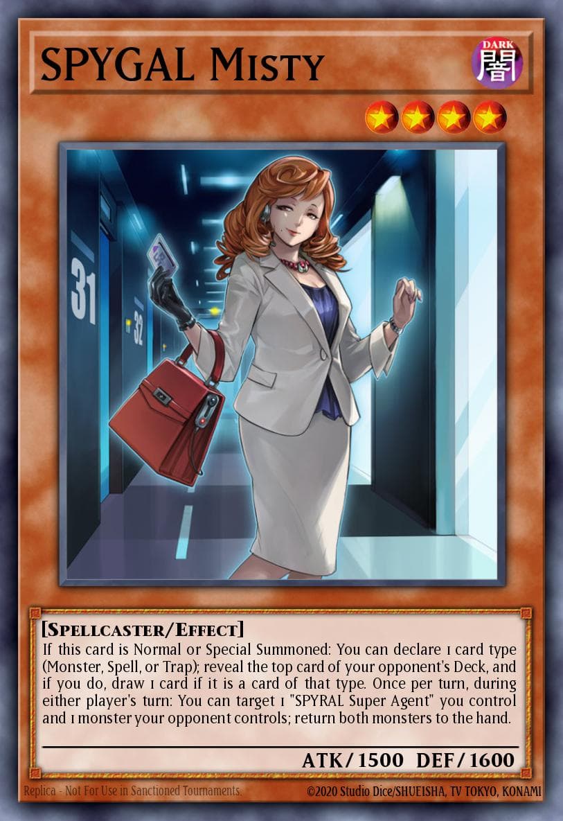 SPYGAL Misty 2017 Yu-Gi-Oh! Raging Tempest