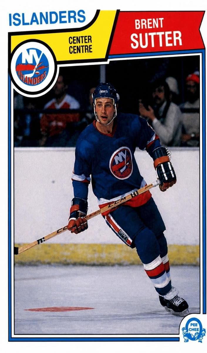 Brent Sutter 1983 topps O-Pee-Chee
