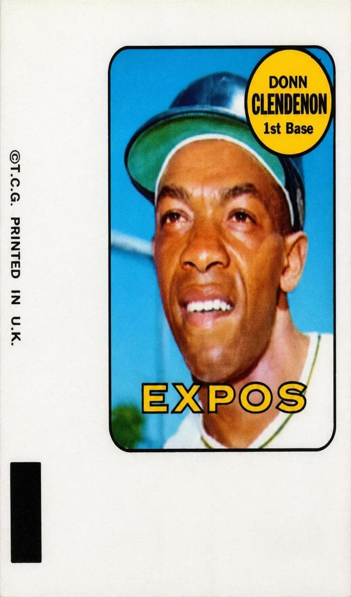 Donn Clendenon 1969 topps