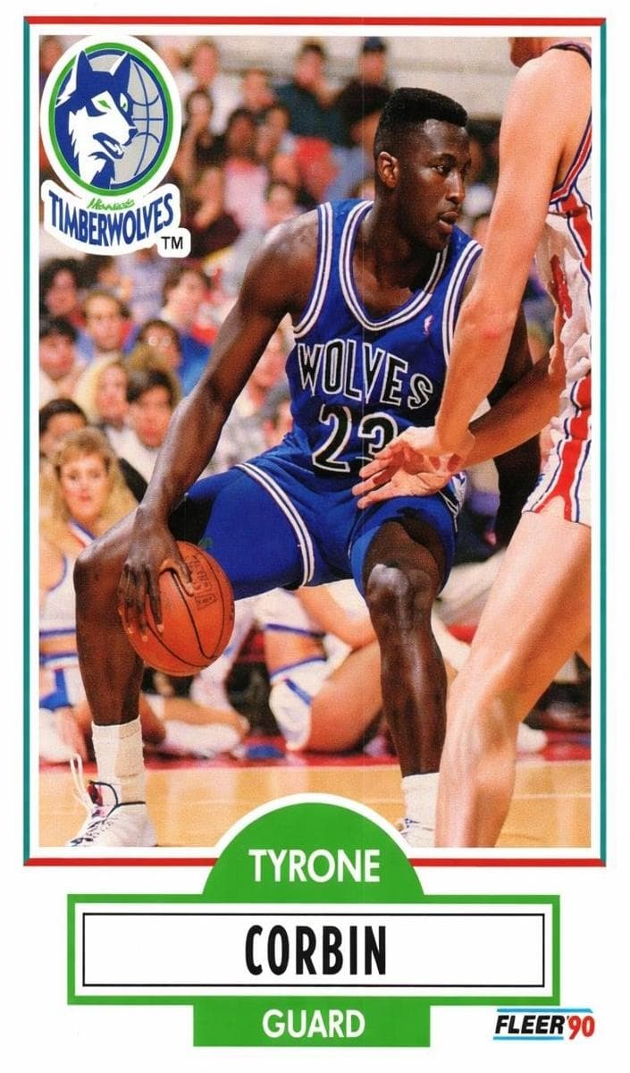 Tyrone Corbin trading card