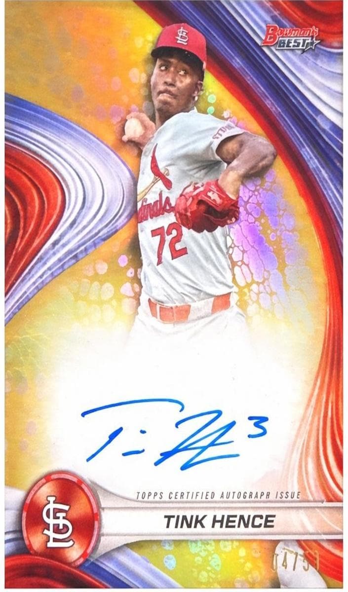 Tink Hence 2024 bowman Bowman's Best