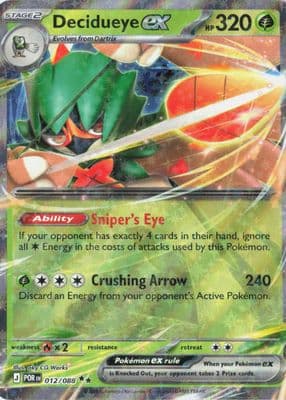 Decidueye ex 2026 Pokemon Perfect Order