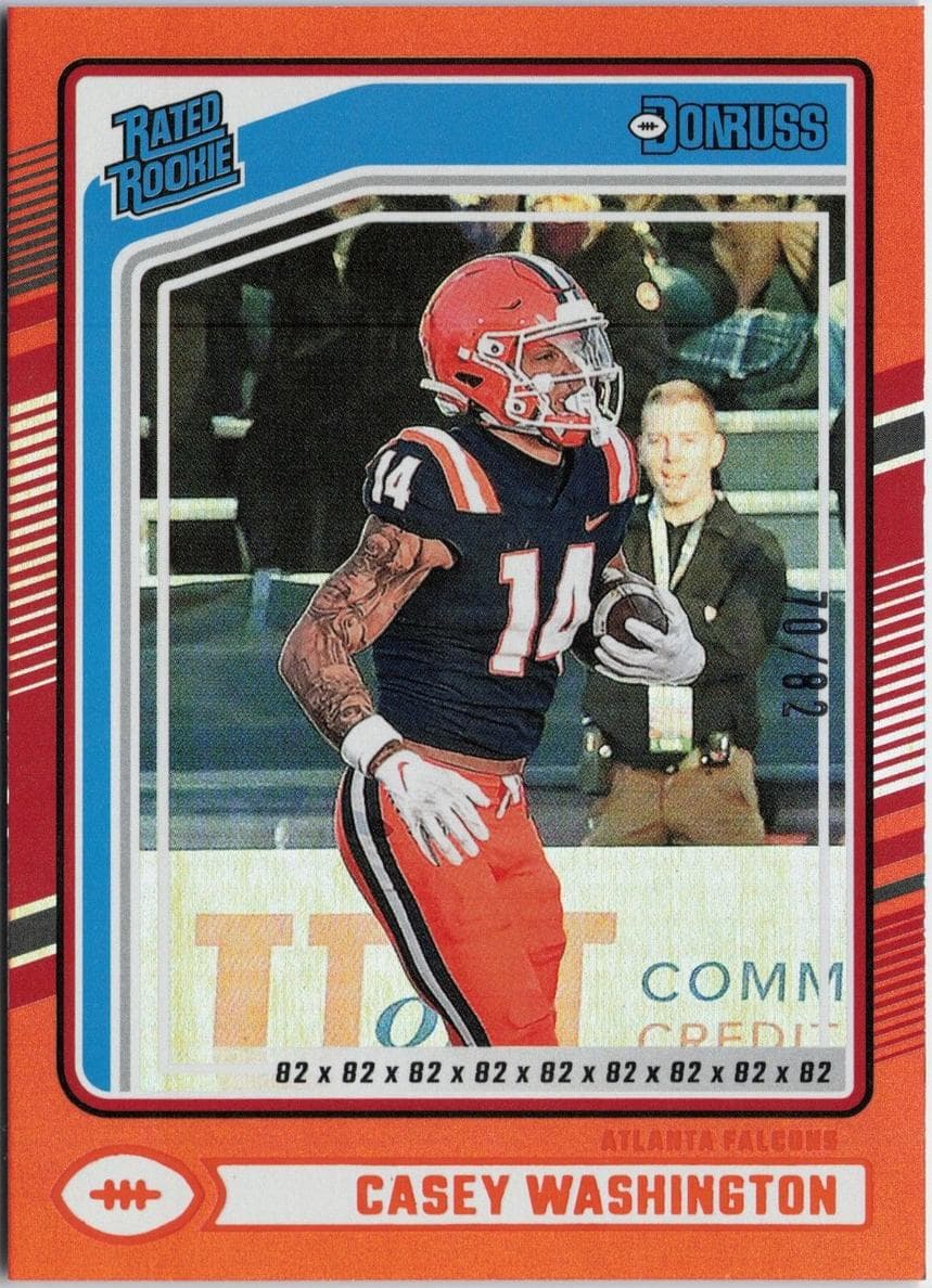 Casey Washington trading card
