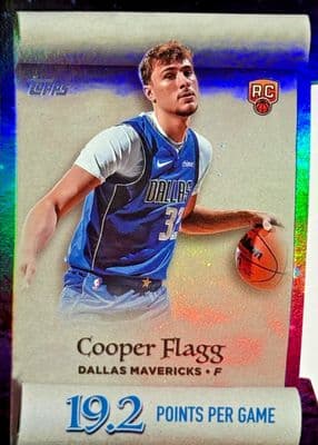 Cooper Flagg 2025 topps Topps Holiday Making the Nice List