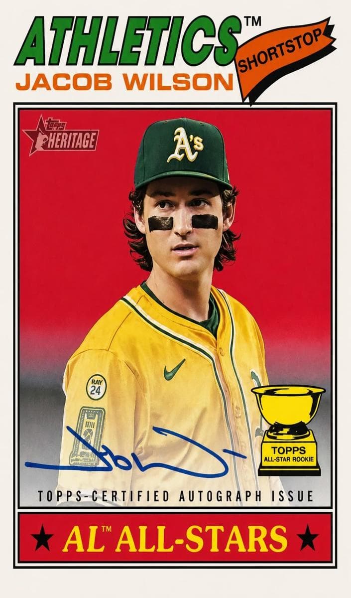 Jacob Wilson 2026 topps Topps Heritage