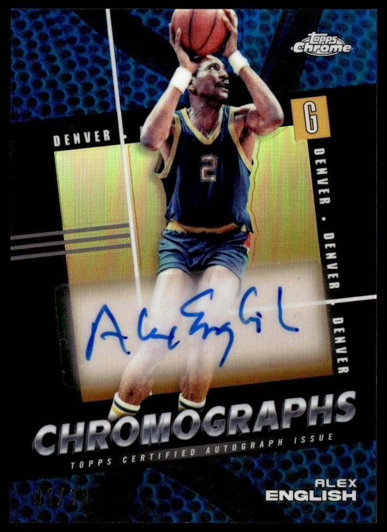 Alex English 2024 topps Topps Chrome
